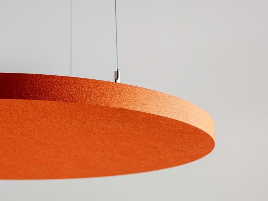 Akustik Deckensegel von Ecophon in vielen Farben und Formaten