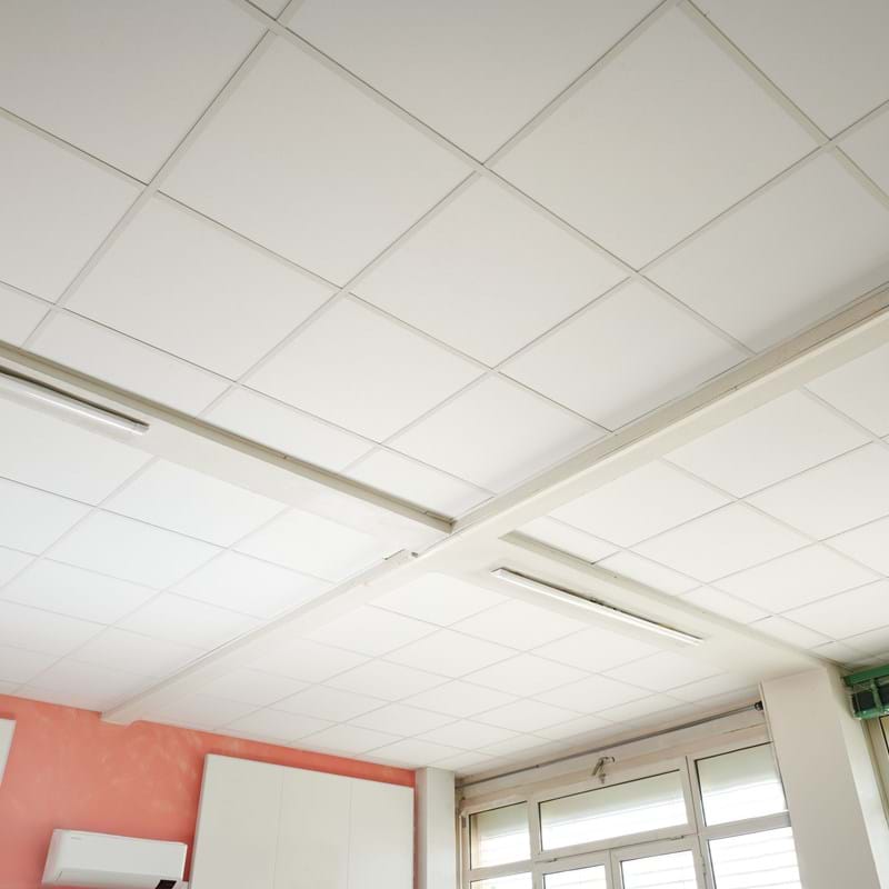Controsoffitto Master Rigid A in colorazione bianco