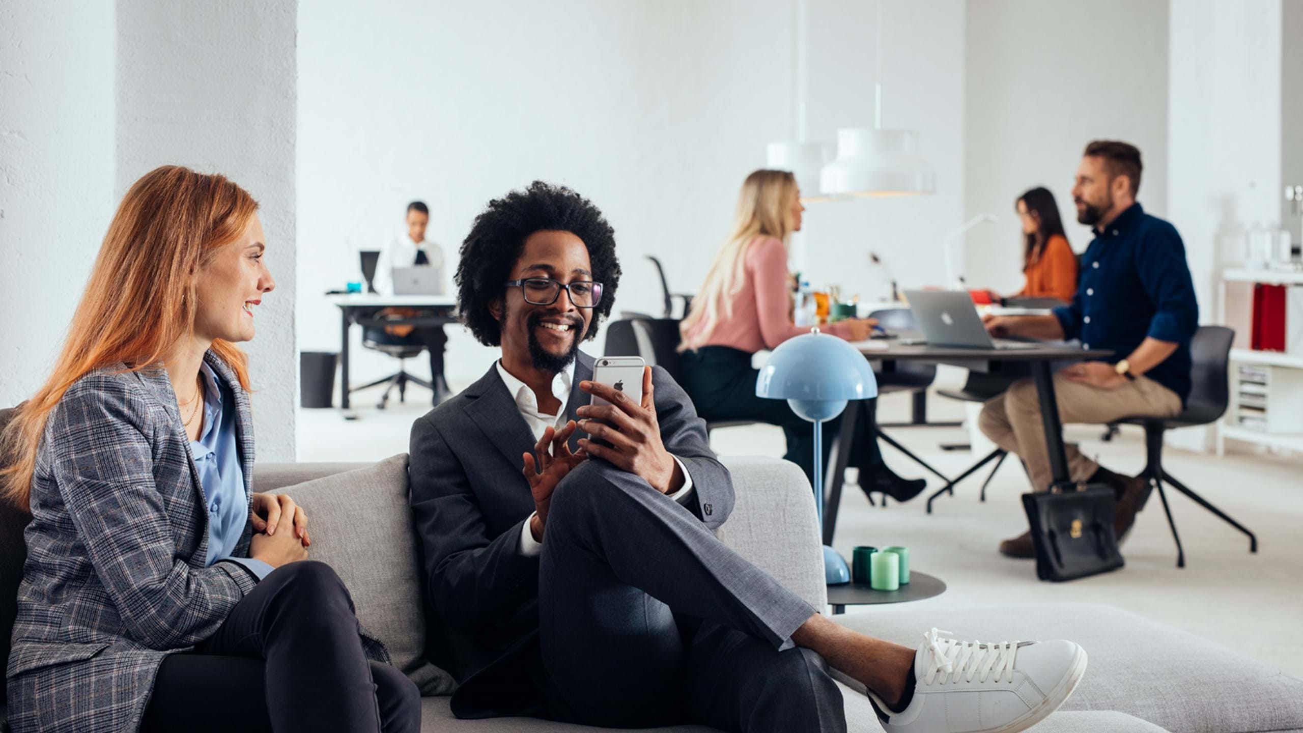 People in office environment