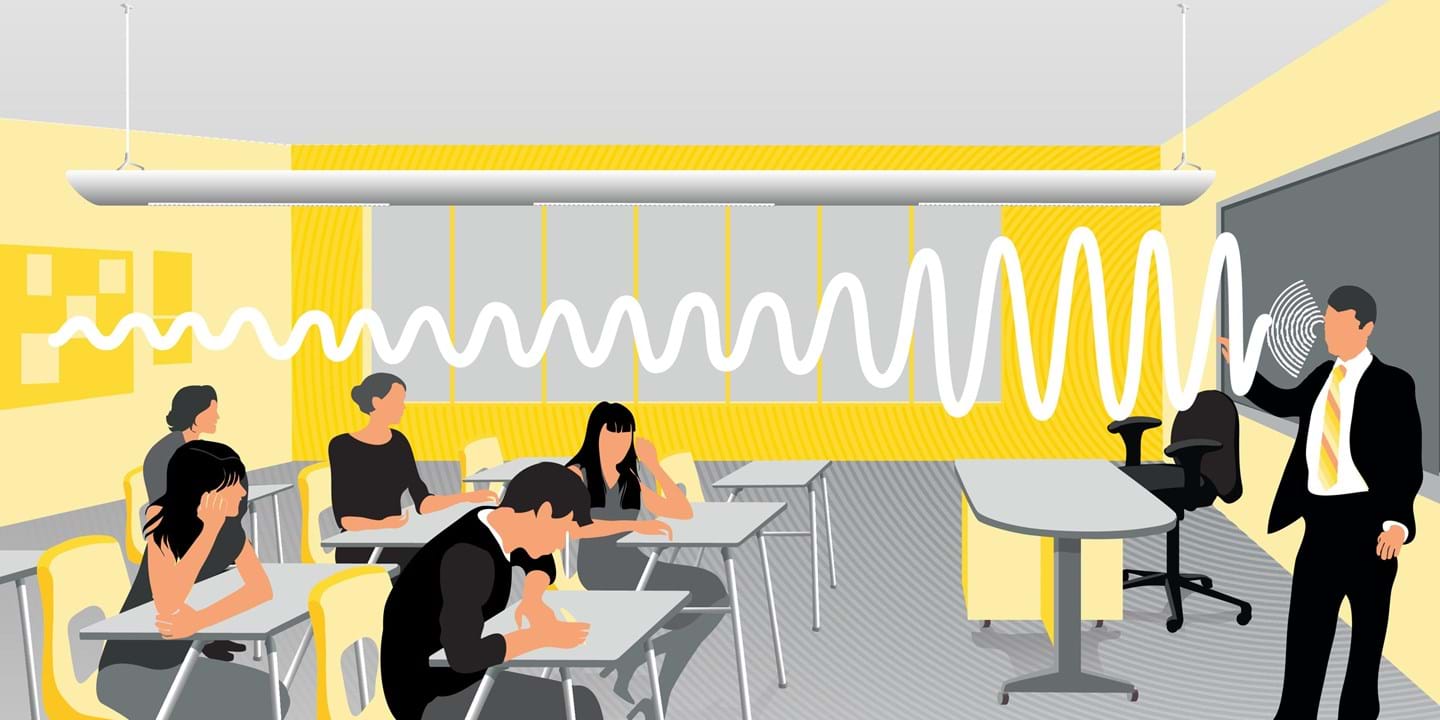 Illustration of bad speech transmission