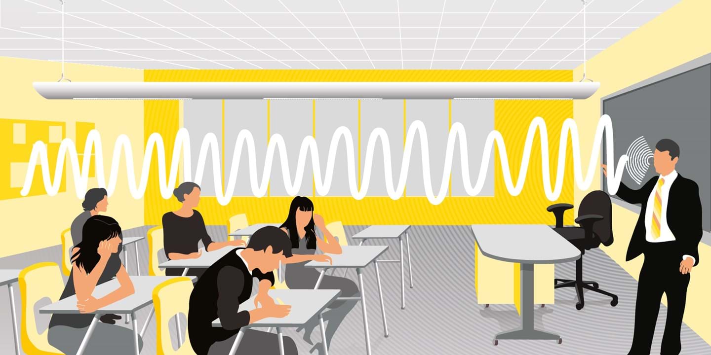 Illustration of good speech transmission
