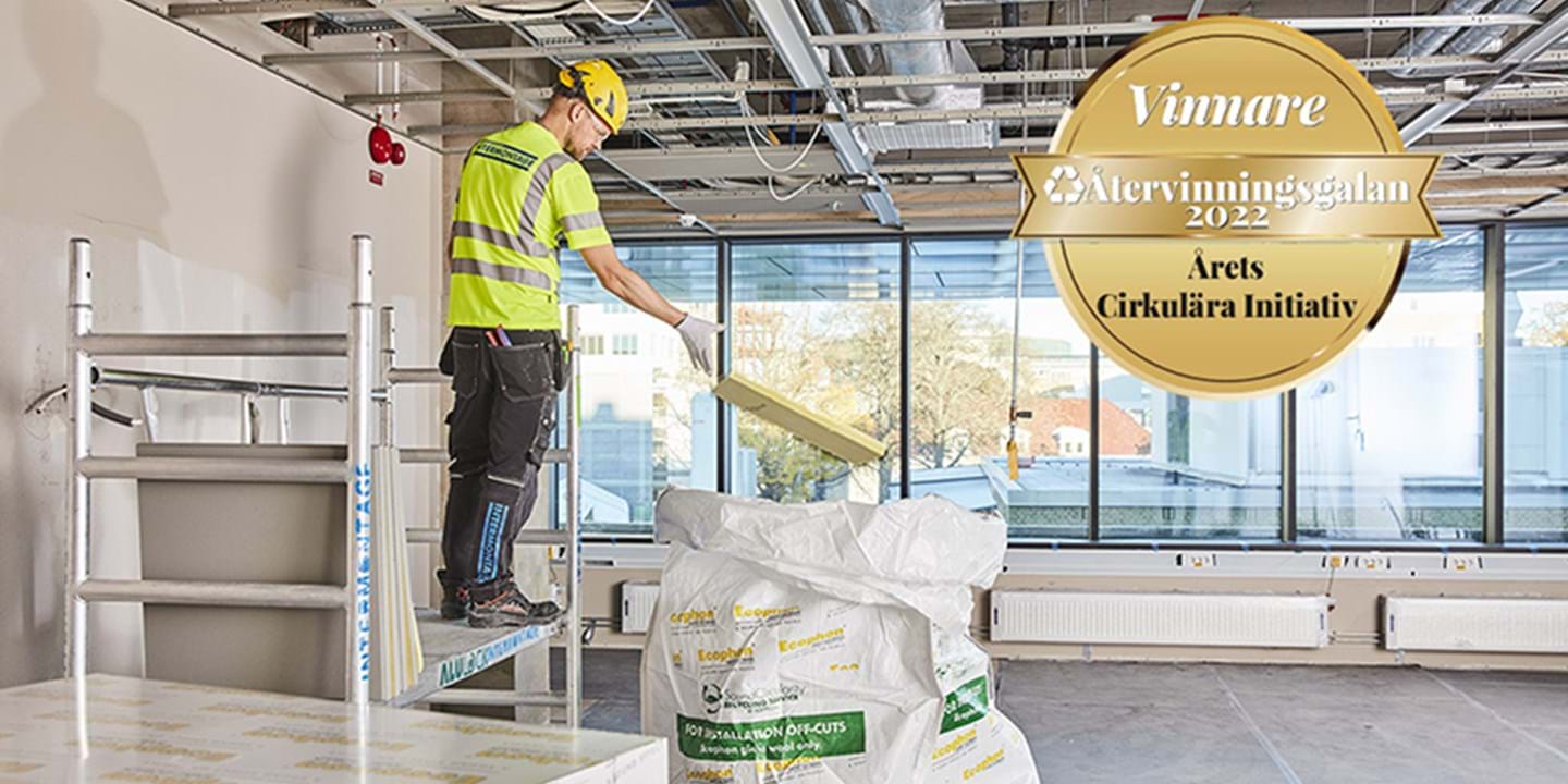 Ecophon Sweden wins Circular initiative of the year