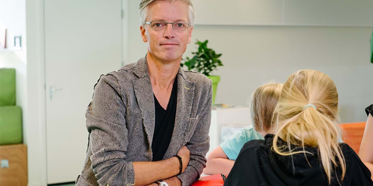 Head teacher Jeroen Goes.