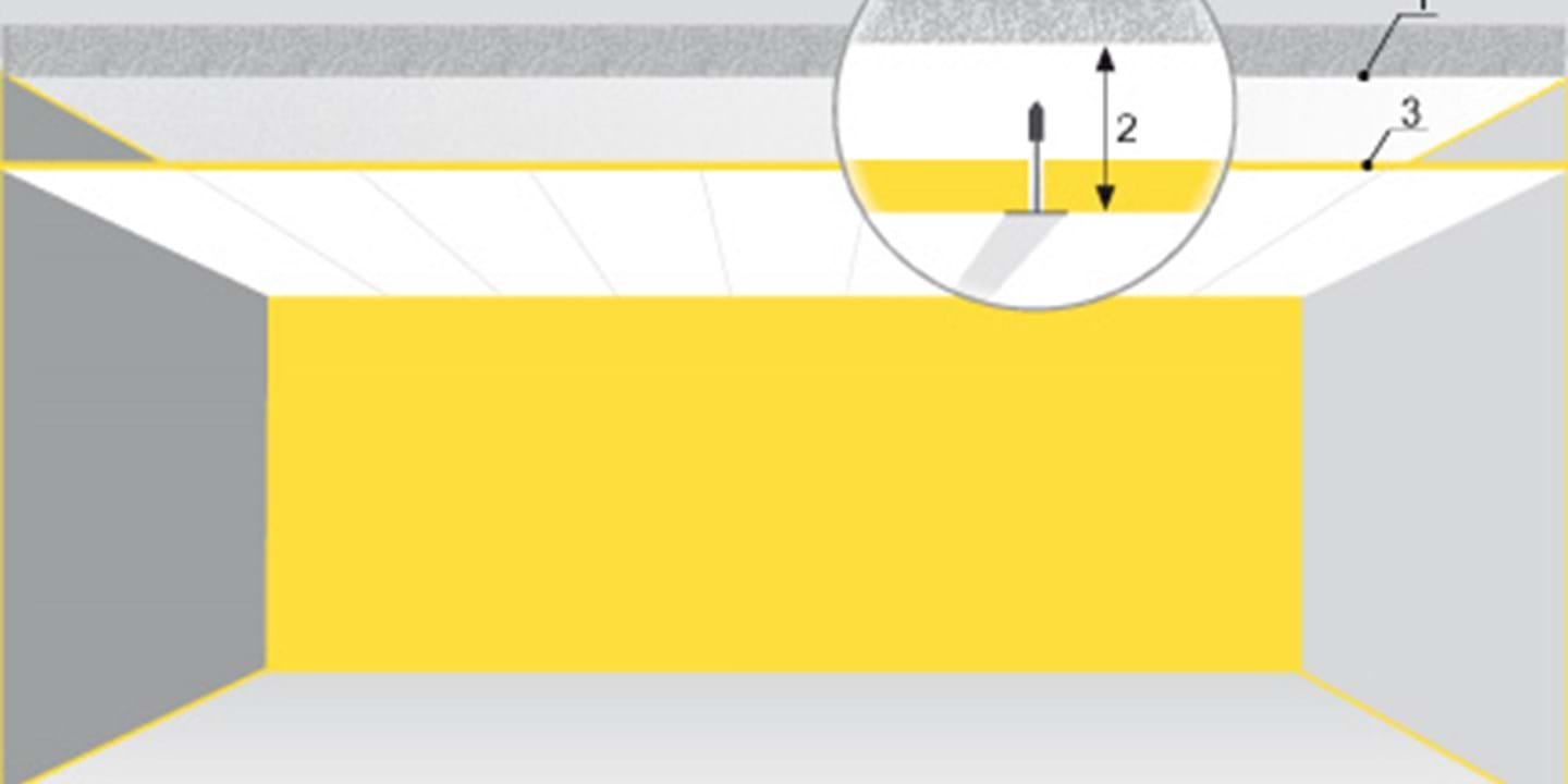 Overall depth of system (o.d.s.)