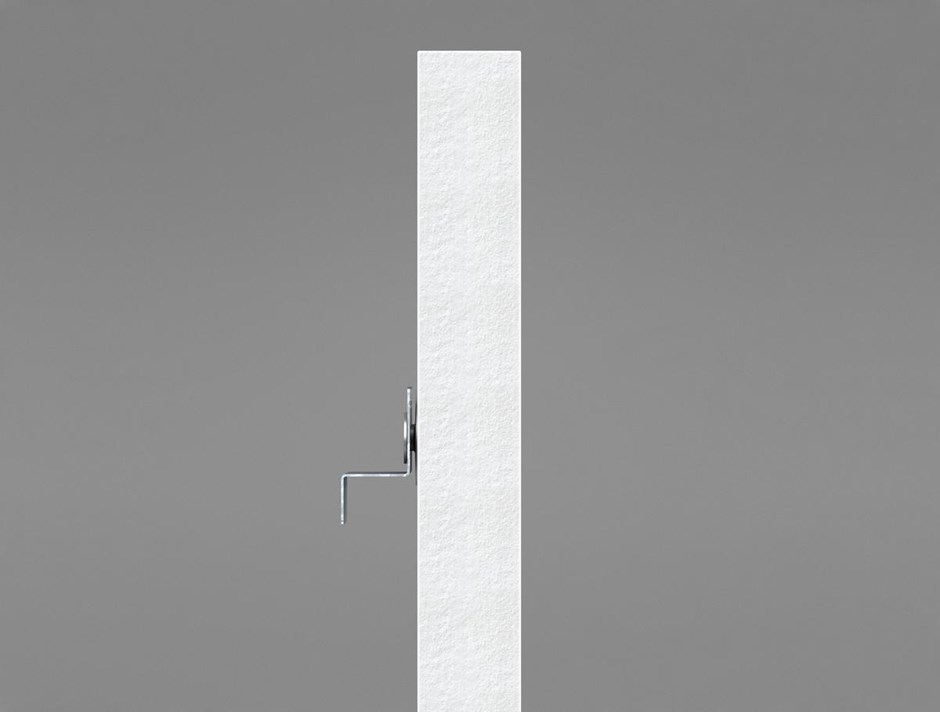 Installation avec profile Connect™ One,  distance mm et vis d'ancrage One Connect™ 