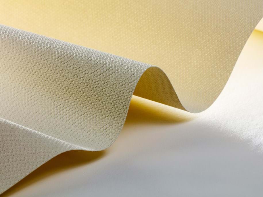 Close-up of acoustic stretch fabric